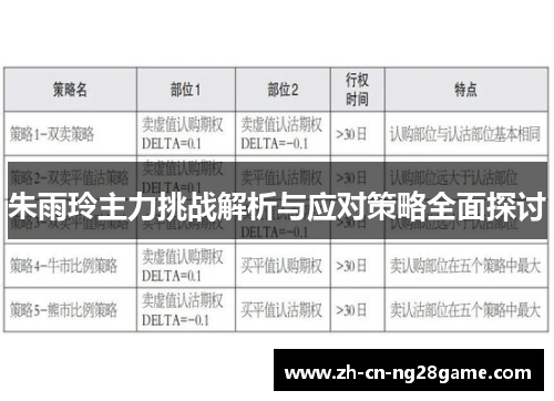 朱雨玲主力挑战解析与应对策略全面探讨